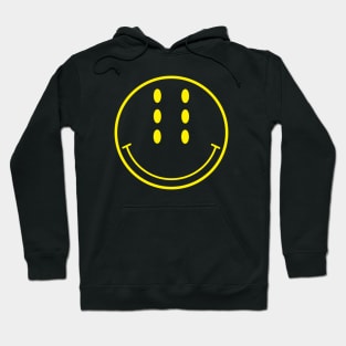 Six-Eyed Smiley Face Hoodie